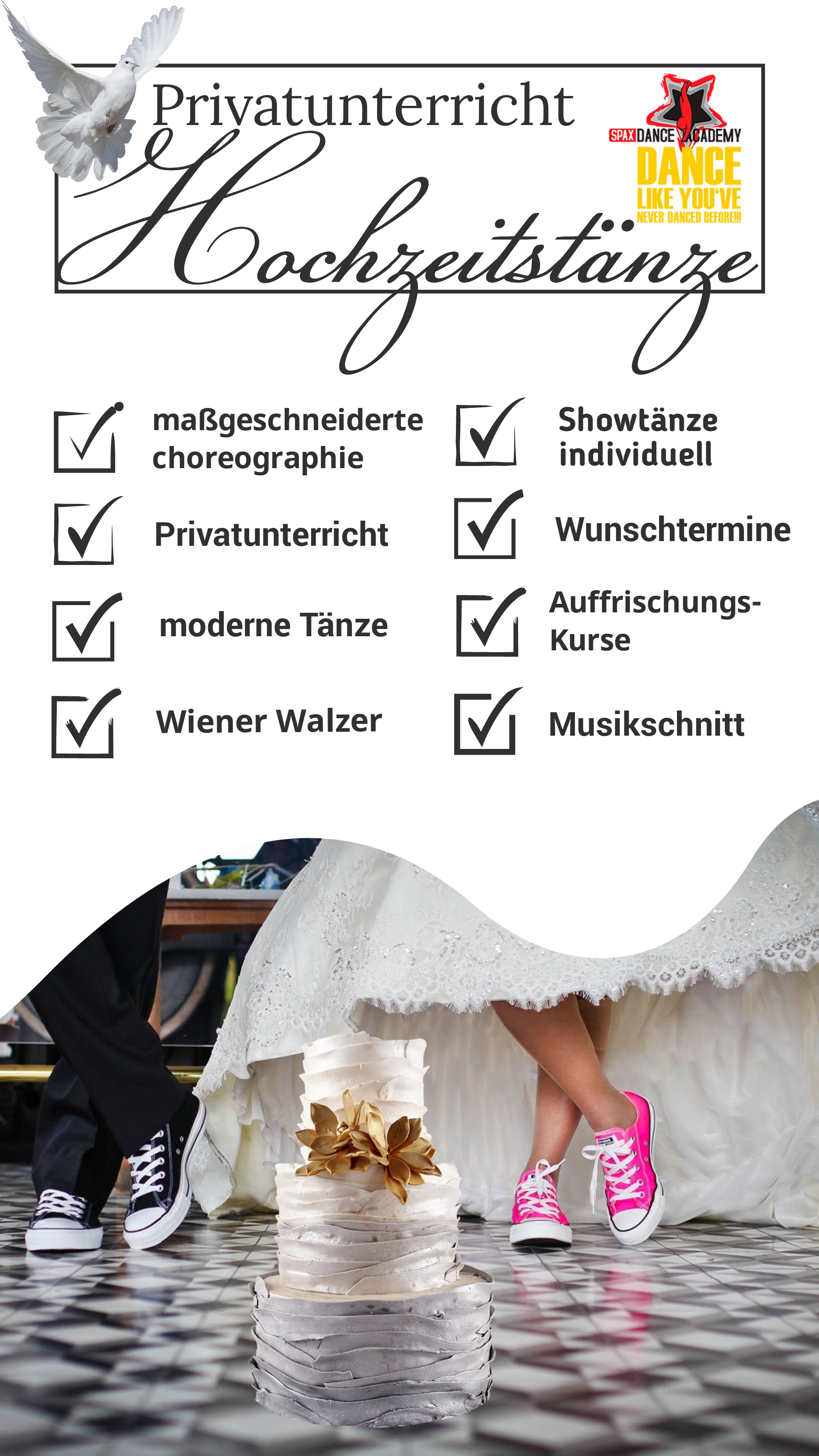 Poster - Privatunterricht Hochzeitstänze